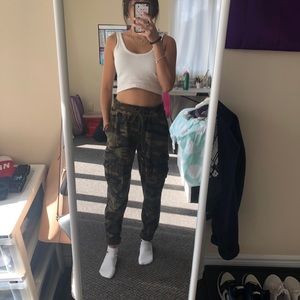 Camo joggers